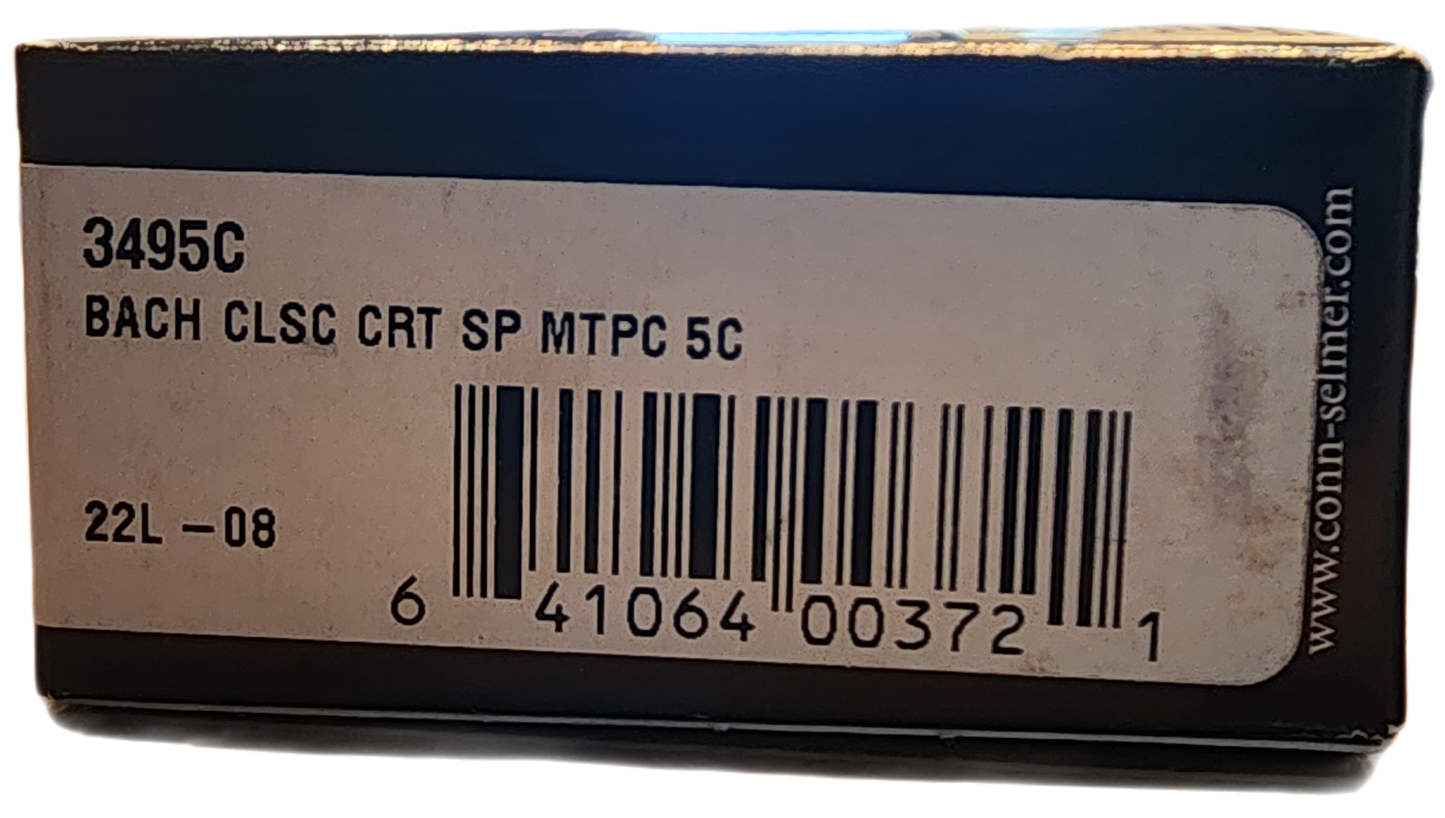 BACH 349-5B Classic Series Silver-plated CORNET Mouthpiece - 5B