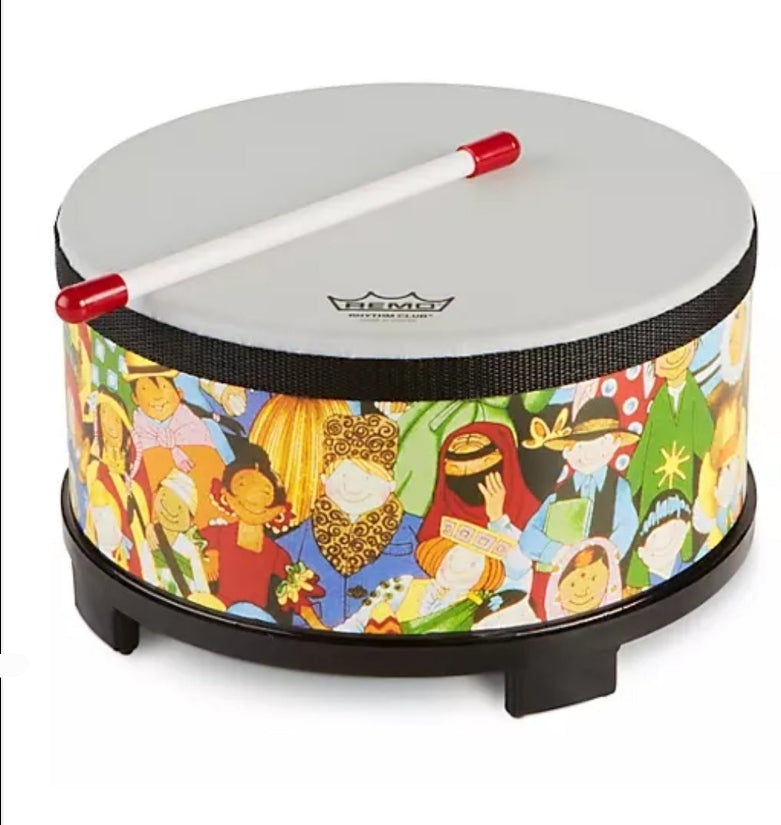 Tom de piso Remo Rhythm Club de 10 x 5 pulgadas.