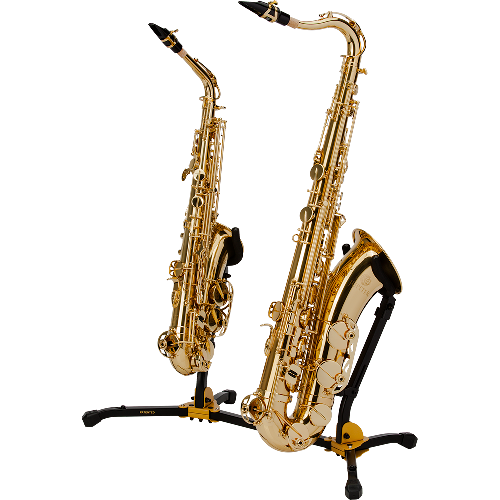 Hercules Stand DS537B DOUBLE ALTO / TENOR SAXOPHONE STAND