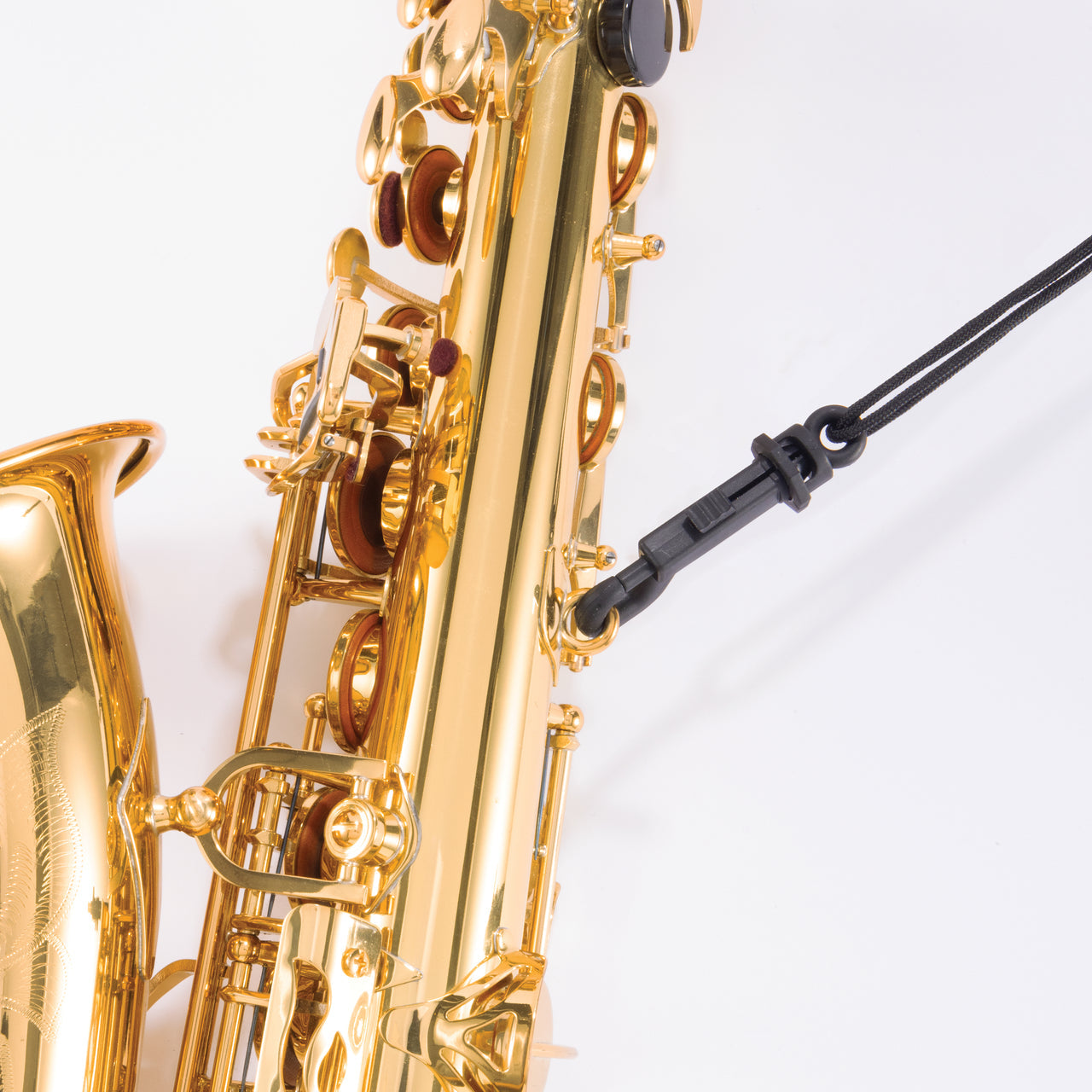 Rico SJA13 Soprano / Alto Saxophone Neck Straps - Fabric Neck Strap w/ Snap Hook