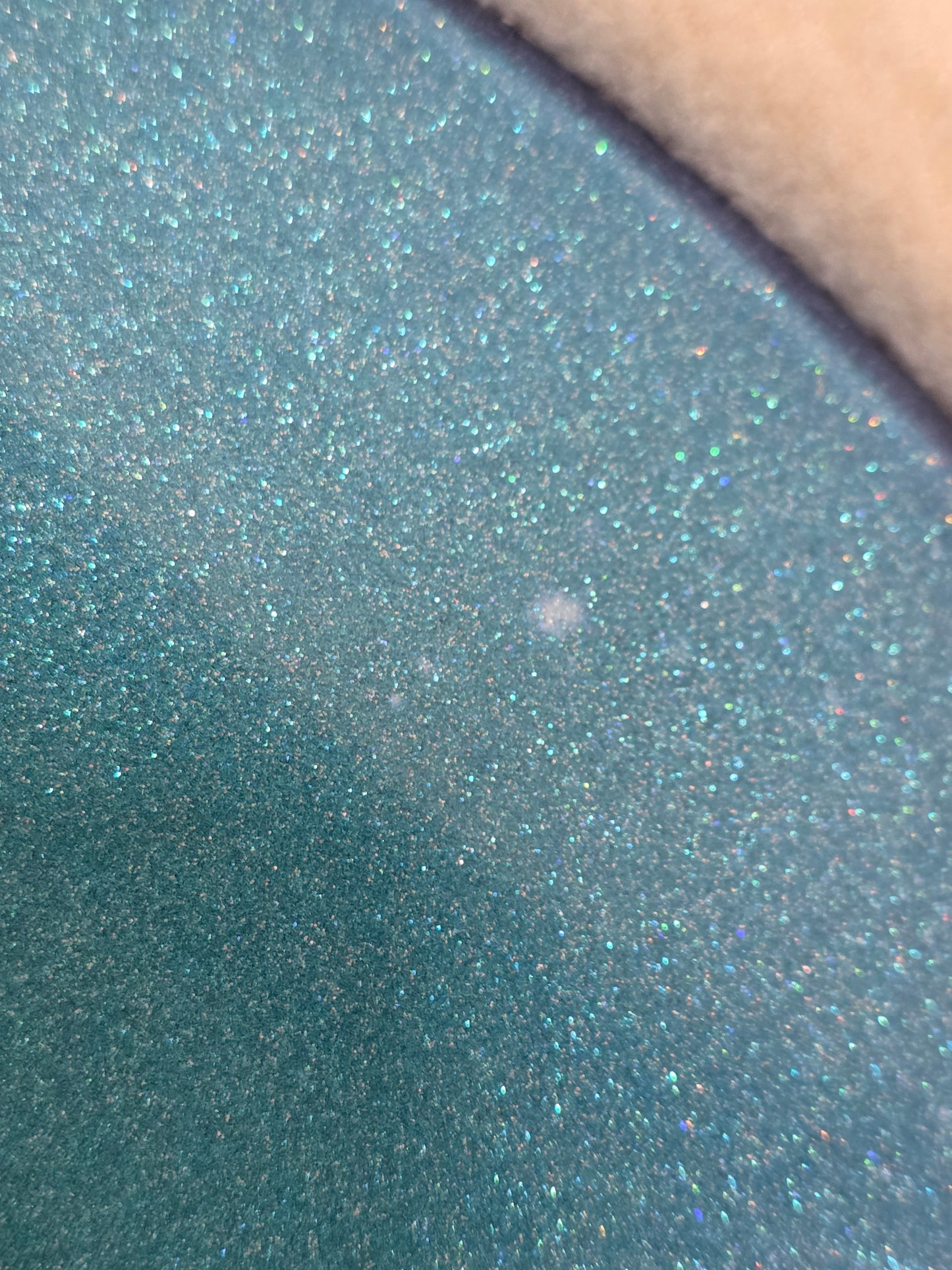 (Tex-Mex Bajo Quinto in light blue sparkle, Cedar wood. (Small blemishes = Big discount!!)