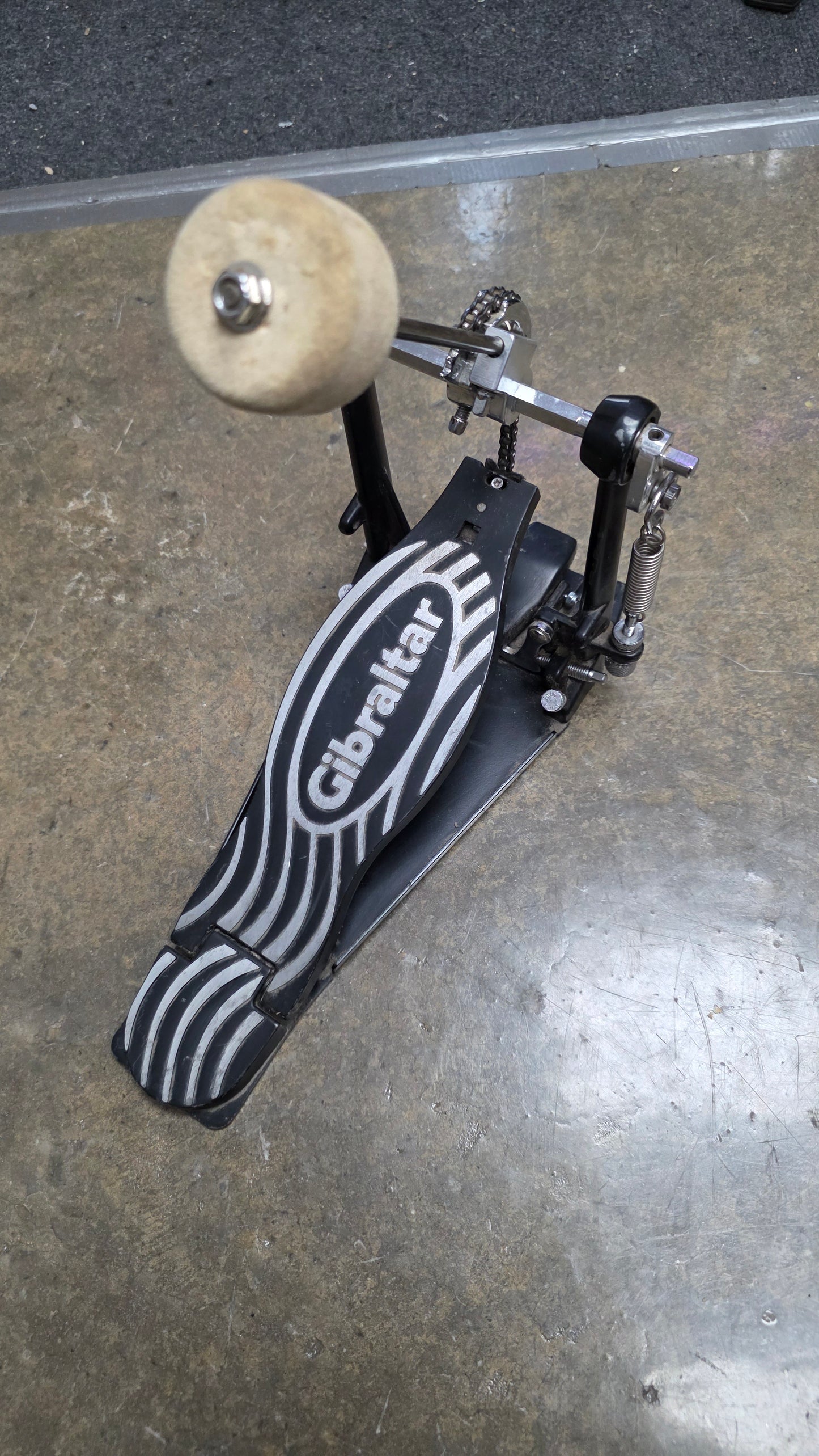 GIBRALTAR SINGLE CHAIN BASS DRUM KICK PEDAL