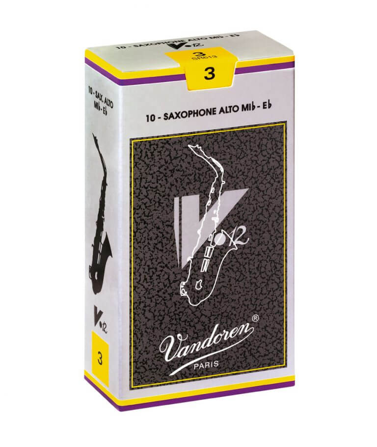 Vandoren V12 Alto Saxophone Reeds Strength 3 Box of 10