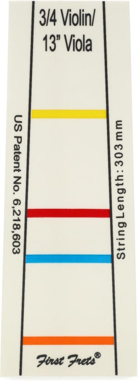 Don't Fret 3/4 Sized Violin First Fret Position Marker