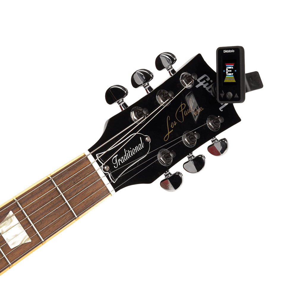 D'Addario ECLIPSE Rechargeable Headstock - Chromatic Headstock Tuner (Black)