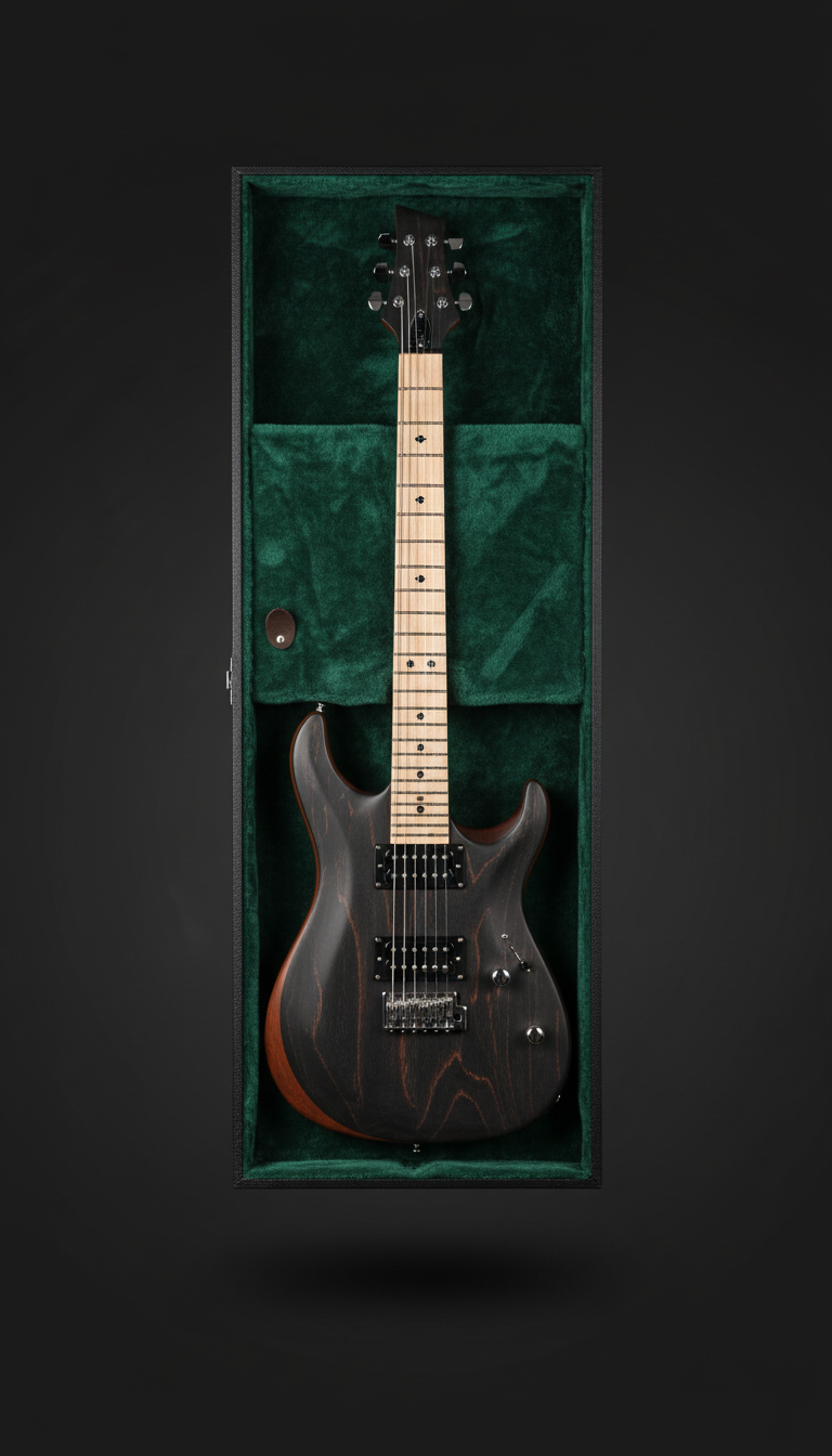 Obsidian Series Ebony Solidbody