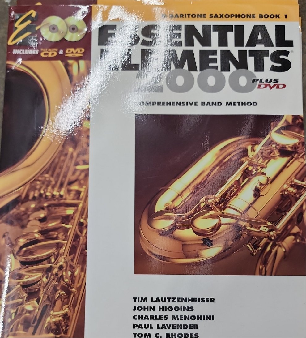 Elementos esenciales para banda 2000 (Eɓ Sax Barítono - Libro 1)