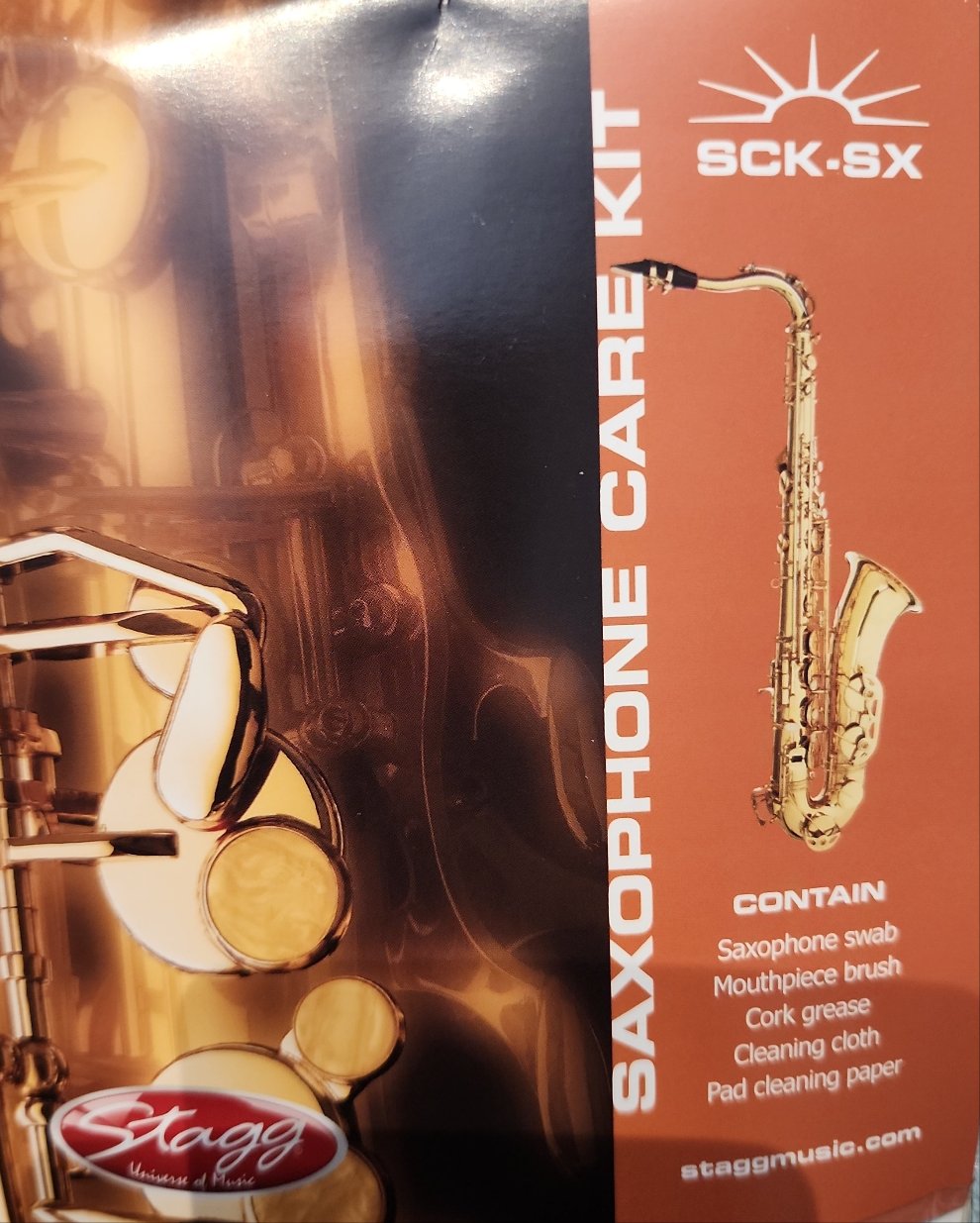 Kit de cuidado para saxofón Stagg SCK-SX