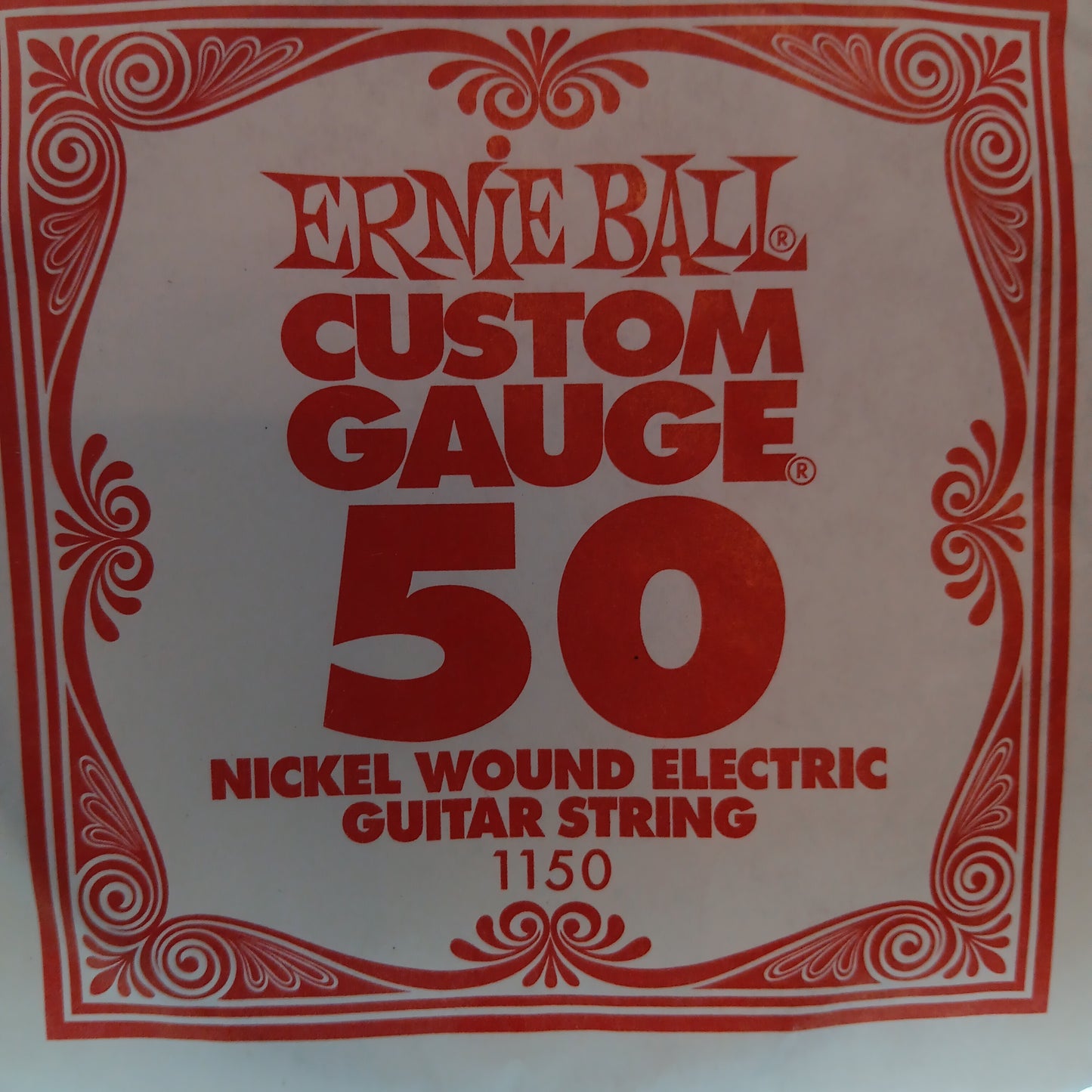 Ernie Ball Custom Gauge Nickel Wound Single Strings 1150/ 50 Gauge