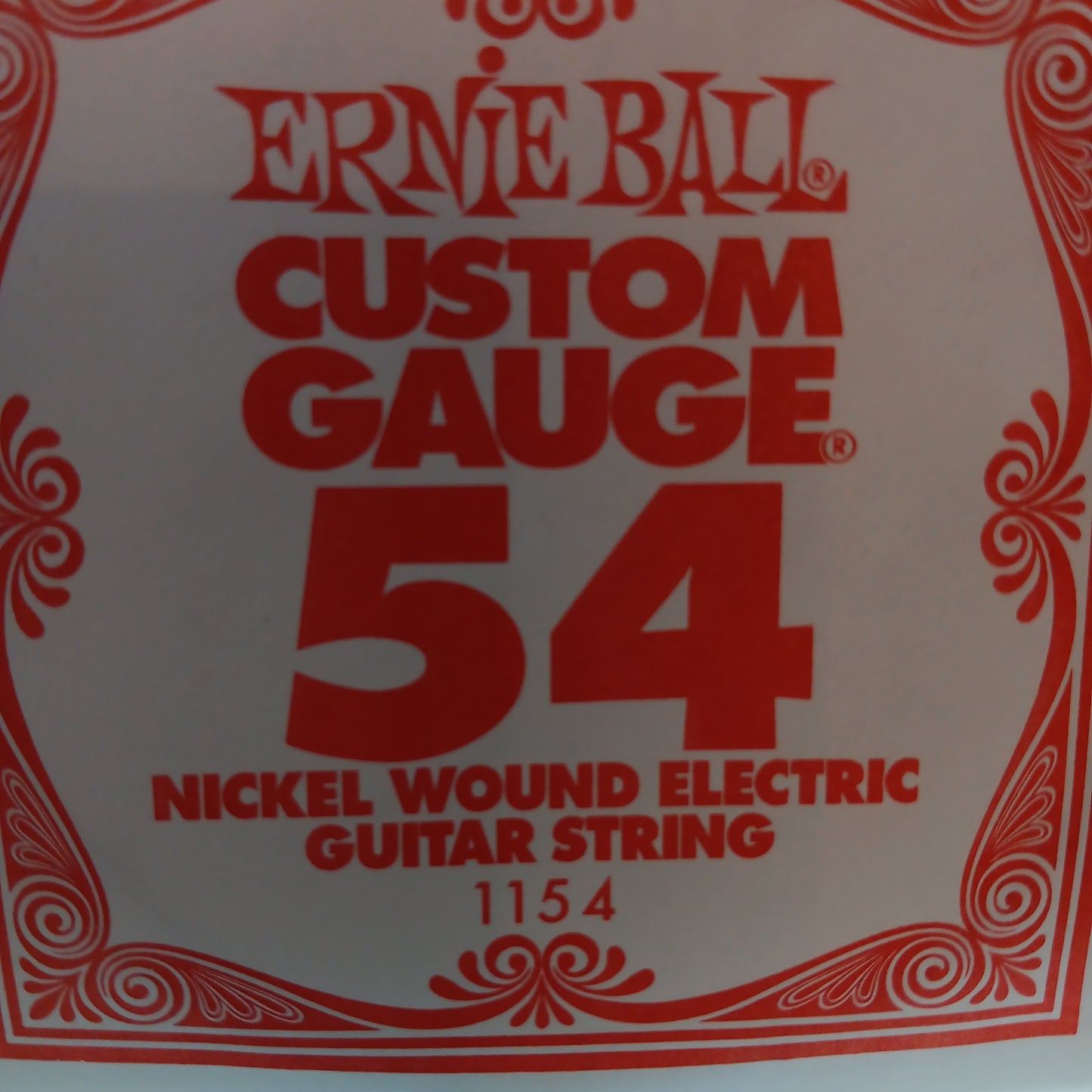 Cuerdas individuales Ernie Ball Custom Gauge Nickel Wound calibre 1154/54