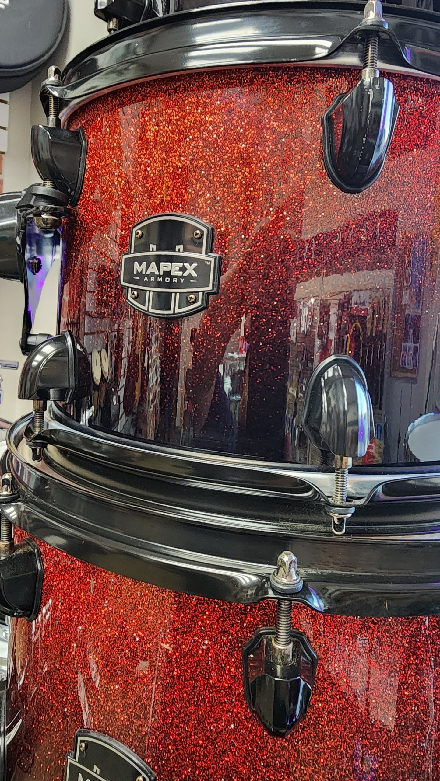 Serie Armory de 5 piezas de Mapex (híbrido de abedul y arce) ¡con herrajes!