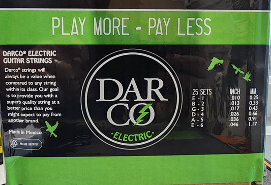 DARCO Electric Guitar Strings 10-46 (Installation Service Incl.)