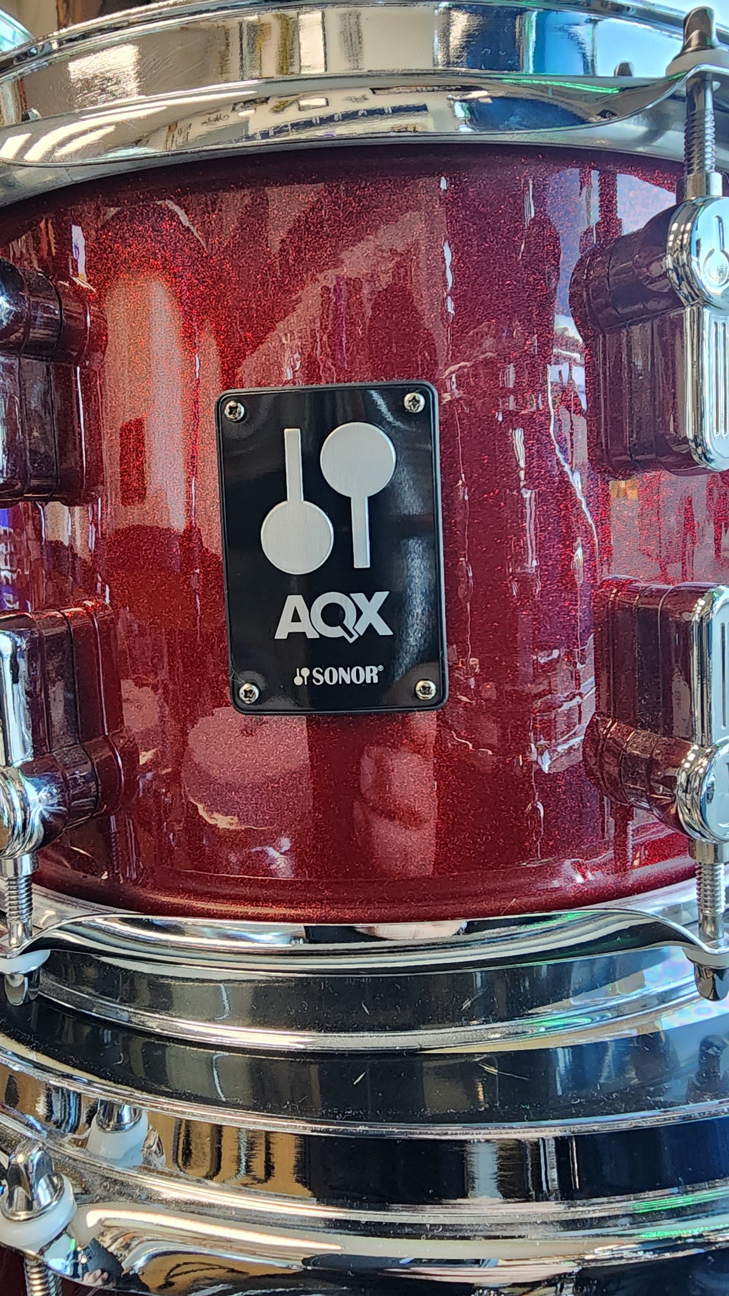 Sonor 3pc AQX Jungle kit (Red Moon Sparkle)