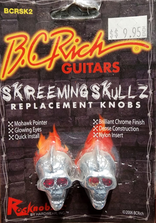 B.C. Rich Screaming Skullz Replacement Knobs 2pk