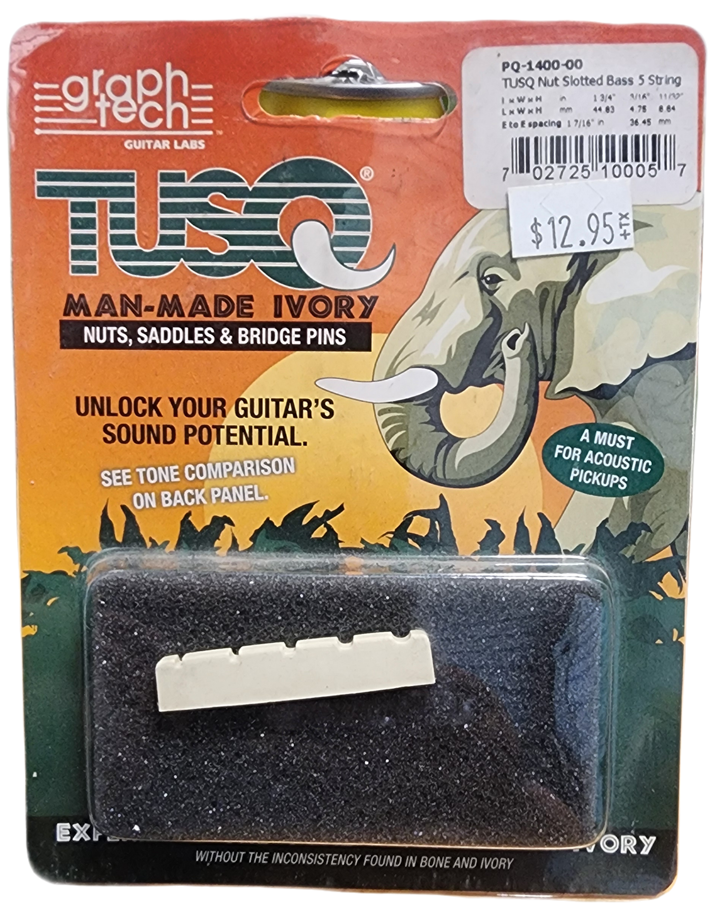 Tusq Nut Slotted 5 string bass