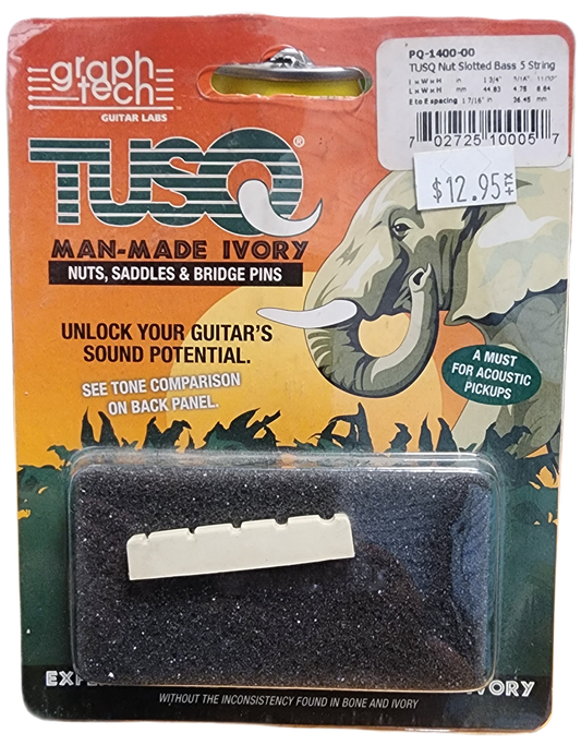 Tusq Nut Slotted 5 string bass