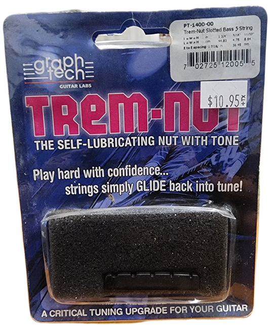 Trem-Nut Slotted 5 string bass