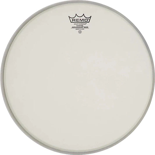 Remo Ambassador Coated Bass Drumhead - 20 inch