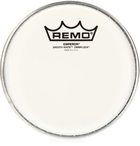 Remo Emperor Smooth White (Crimplock) Drumhead - 10 inch