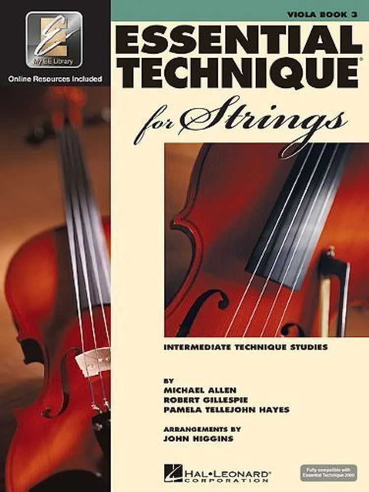 Técnica esencial para cuerdas (Viola - Libro 3)