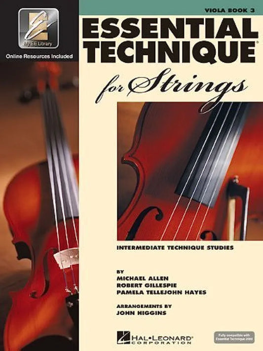 Essential Technique for Strings (Viola - Book 3)