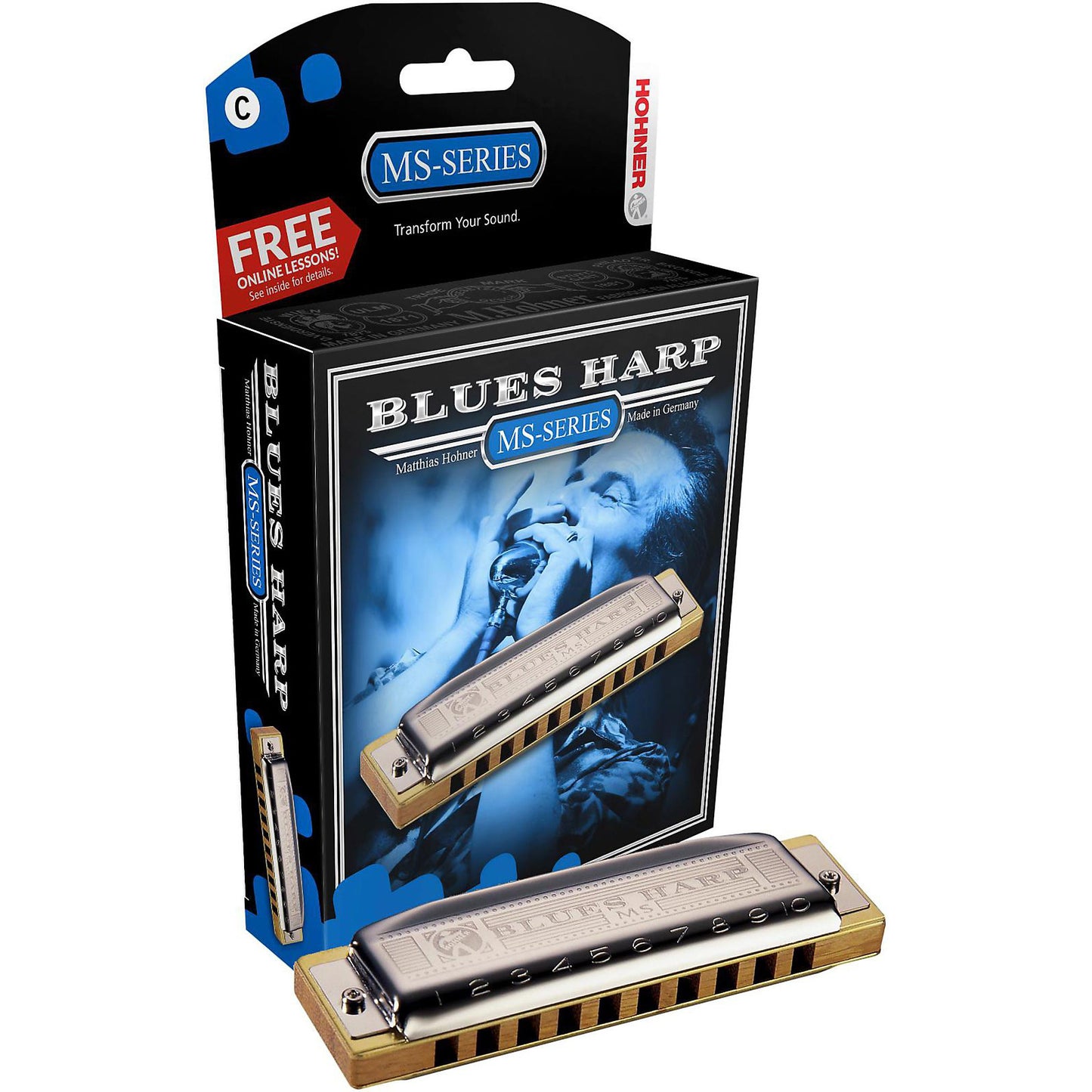 Hohner 532 Blues Harp MS-Series Harmonica C