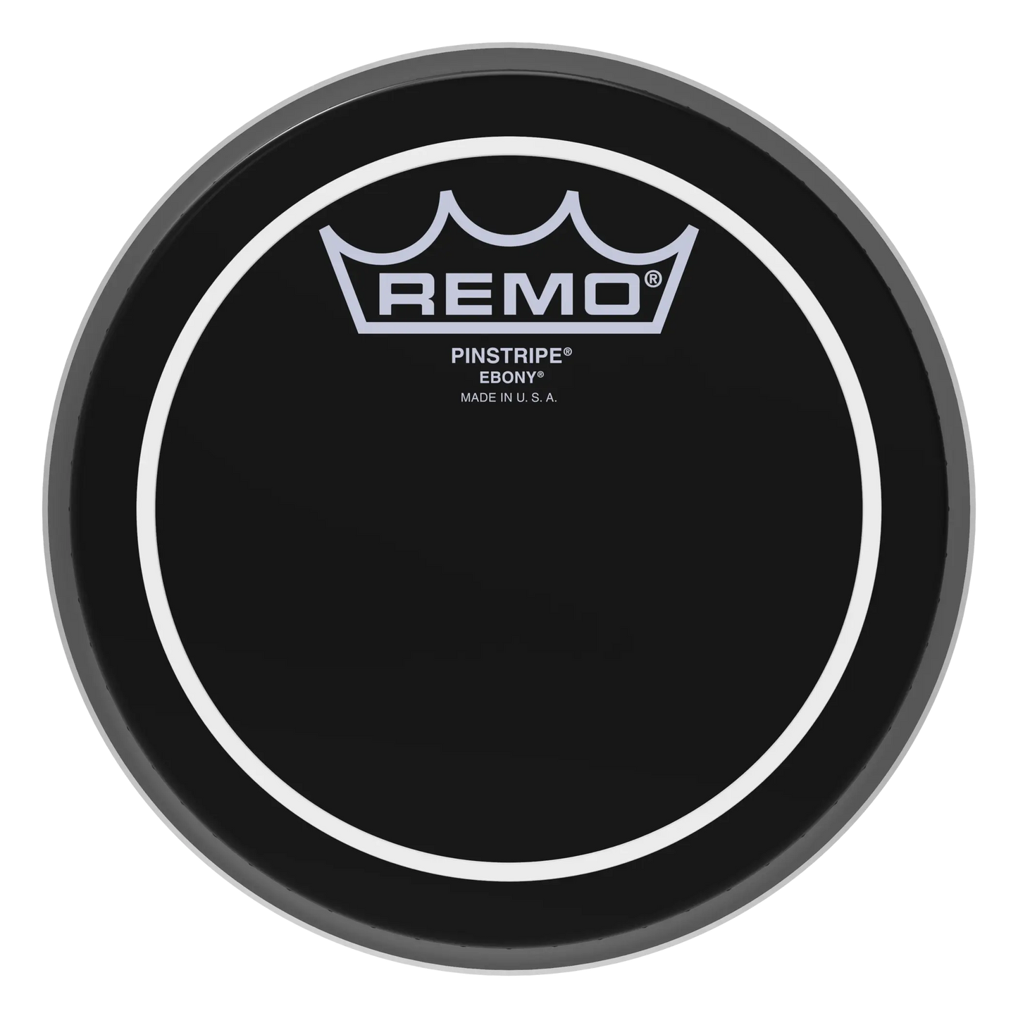 Remo Pinstripe Ebony Drumhead - 6 inch