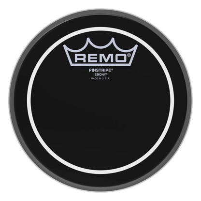 Remo Pinstripe Ebony Drumhead - 6 inch