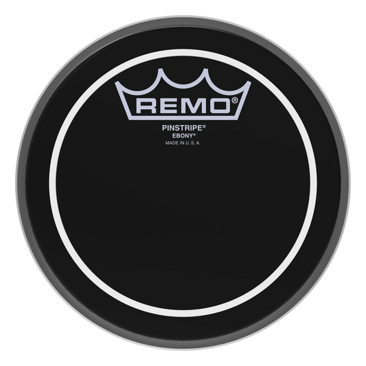 Remo Pinstripe Ebony Drumhead - 6 inch