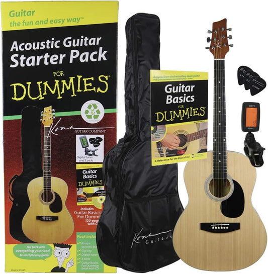 Kona Acoustic Guitar Starter Pack For Dummies®