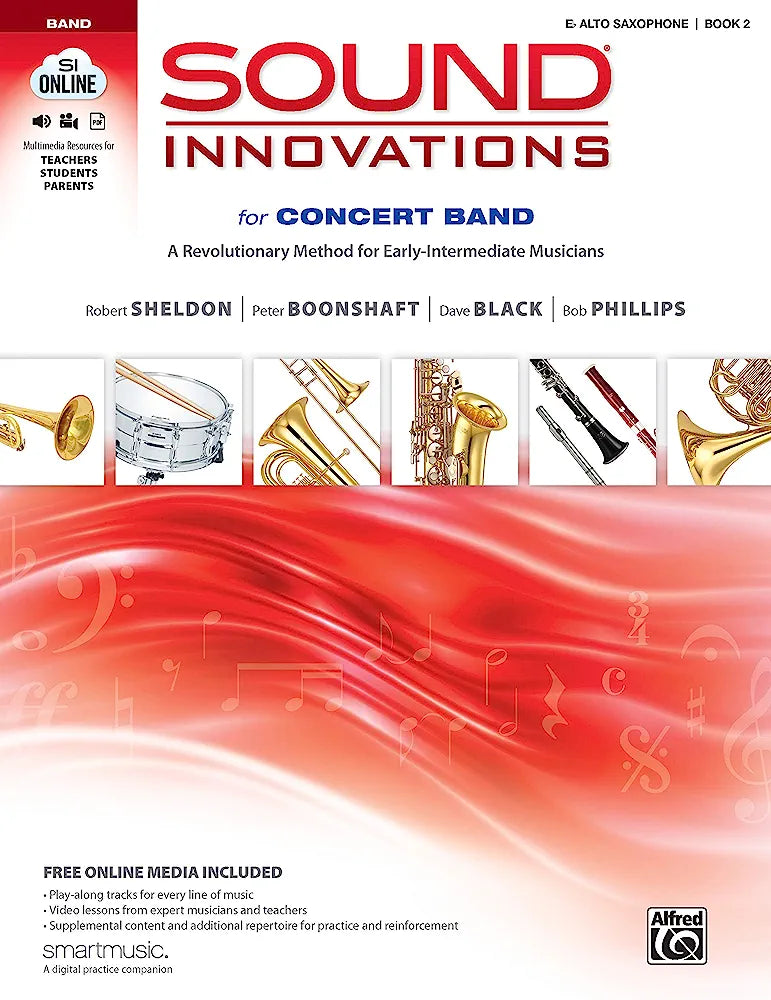 Innovaciones sonoras para bandas de concierto (saxofón alto, libro 2)