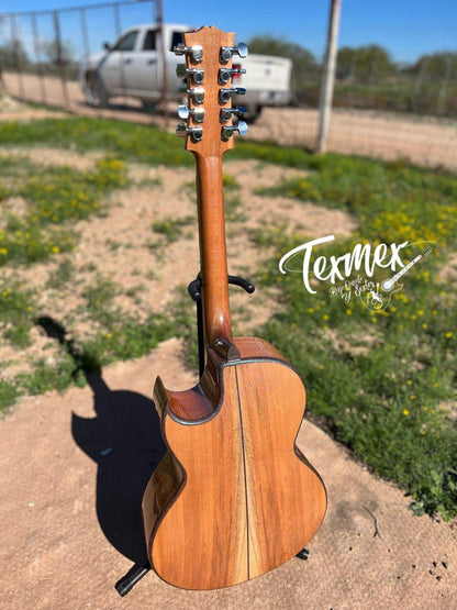 Tex-Mex Bajo Quinto (Spanish Cedar Body, Metal Flake Finish) - FREE custom case included!! Audio clip!!