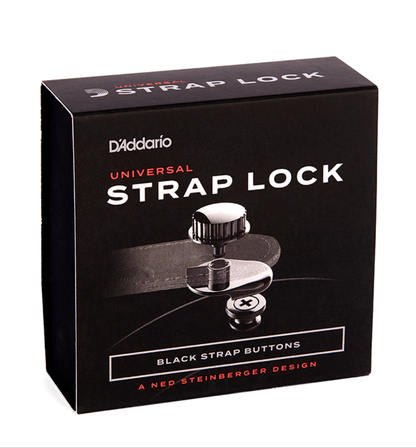 D'Addario Universal Strap Lock System Nickel Finish