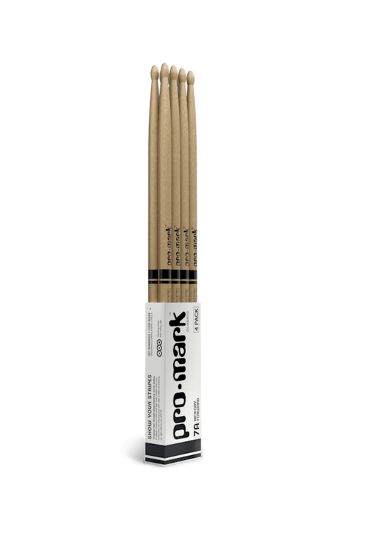 PROMARK 7A Hickory Drumsticks 4 Pack