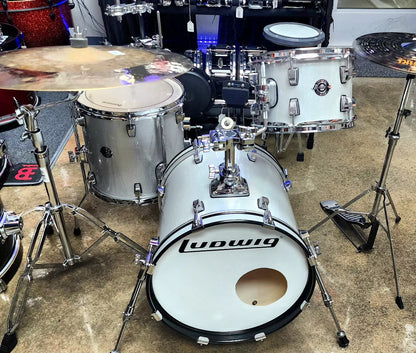 Ludwig Questlove 3-Piece Shell Pack (silver sparkle) drum Kit