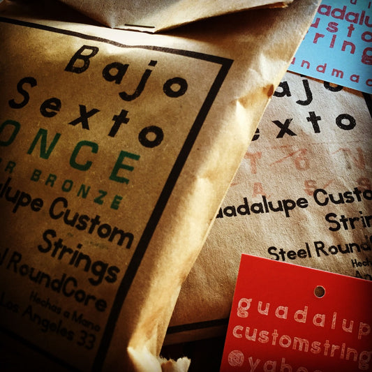 Guadalupe Custom Strings - Bajo Sexto (Nickeled Steel) 12 string