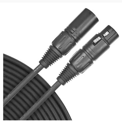 Cable de micrófono XLR de la serie Classic de D'Addario (Lo-Z) de 25 pies 