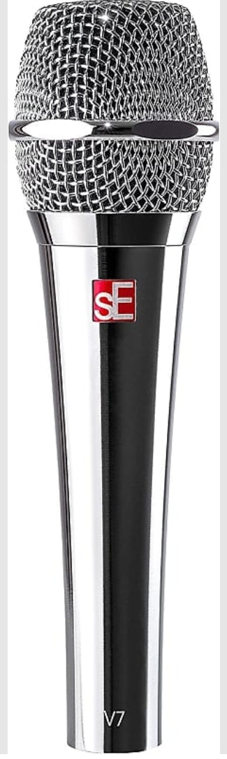 sE Electronics V7 (Chrome) Handheld Supercardioid Dynamic Microphone