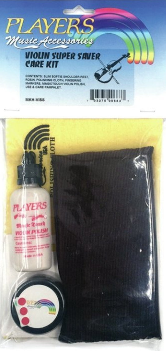 Players Music Accessories Violin Care Kit