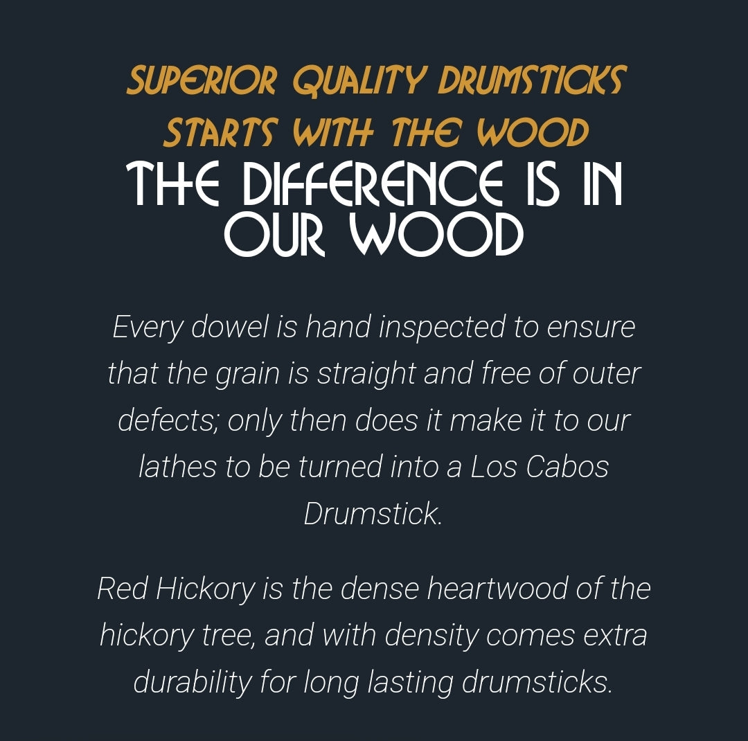 Los Cabos Red Hickory Wire Brushes