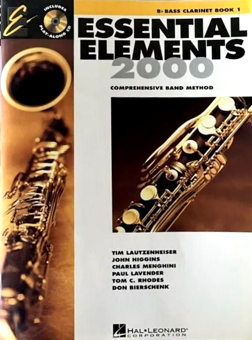 Elementos esenciales 2000 para banda (Libro 1 de clarinete bajo en si bemol)