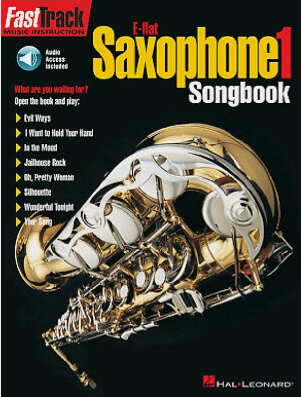 Hal Leonard FastTrack E Flat Alto Saxophone Songbook 1 Level 1 Book/CD