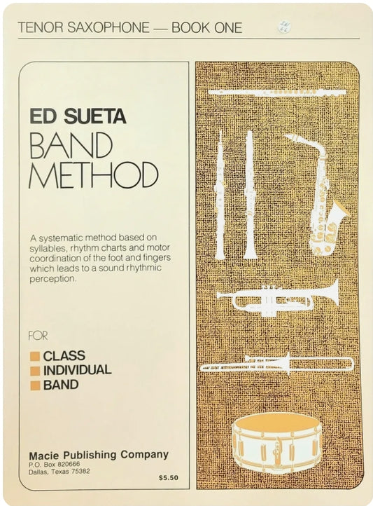 Ed Sueta Band Method (Alto Sax - Book 1)
