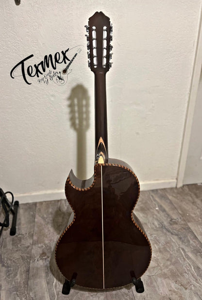 Tex-Mex Bajo Quinto (American Walnut back & sides / Flame Maple Top)