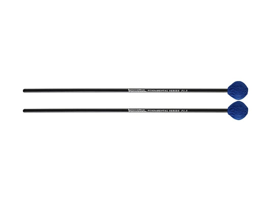 Innovative Percussion F1.5 Fundamental Series Medium-Soft Marimba Mallet Medium Blue Yarn