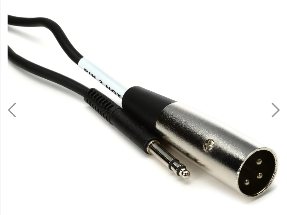 Hosa TTX-103M - TT to XLR Male Cable - 3 foot