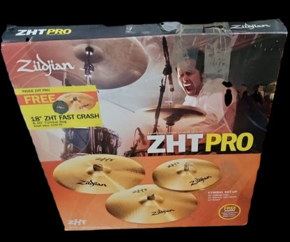 Zildjian Zht Pro Cymbal Pack with FREE 18in Crash and Cymbal Bag