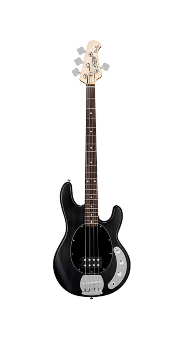 Sterling by Music Man StingRay Ray4 Electric Bass Guitar Satin Transparent Black