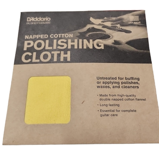 D'Addario Napped Cotton Polishing Cloth for All Instruments