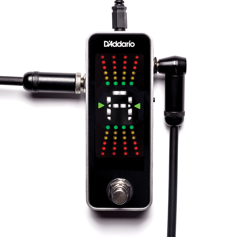 AFINADOR DE PEDAL CROMÁTICO D'Addario, 32 bits, True Bypass